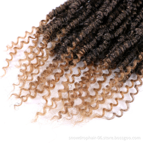 14 Inch Synthetic Kinky Twist Crochet Hair Pre Looped Crochet Braids Pre Twisted Hair Braids Bomb Twist Crochet Hair